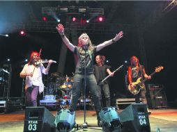 La agrupación se presentó en la ciudad por primera vez desde que se integró el nuevo vocalista, Javi Domínguez Zeta. EL INFORMADOR /