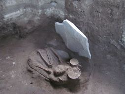 El sitio arqueológico fue descubierto durante la construcción de casas en los alrededores del municipio. ARCHIVO /