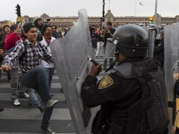 Los jóvenes agresores se hacen llamar los Anarquistas Frente Oriente. ARCHIVO /