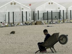 Miles de habitantes de Siria se encuentran en campos de refugiados. EFE /