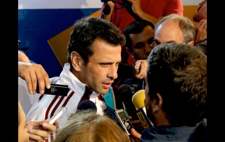 Henrique Capriles, ex candidato presidencial de Venezuela. ARCHIVO /