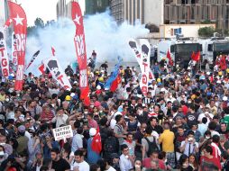 Un 52.5 % de la población turca no respalda las protestas que mantienen desde hace dos semanas en vilo el país. EFE /