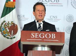 Eduardo Sánchez asegura que buscan dar transparencia a los datos duros sobre la violencia en el país. ARCHIVO /