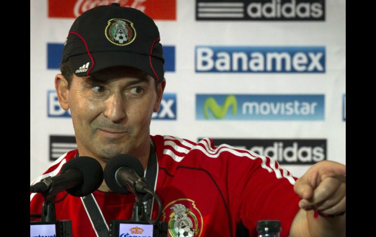 El actual técnico del Tri descarta que haya urgencia por ganar y deja de lado las críticas. NTX /