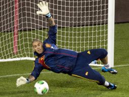 El guardameta se concentra con la selección española rumbo a la Copa Confederaciones. AFP /