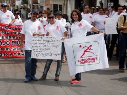 magen de los manifestantes de Zapopan que tomaron vialidades de Tlajomulco. ESPECIAL /