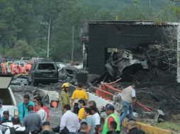 El accidente en Michoacán también tiene a cinco personas con heridas de gravedad. NTX /