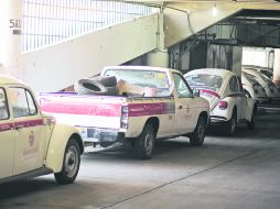 PARQUE. Algunos modelos atrasados que guarda el Ayuntamiento. EL INFORMADOR /