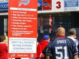 Los fanáticos serán bien revisados con el fin de evitar actos violentos o de terrorismo. AP /