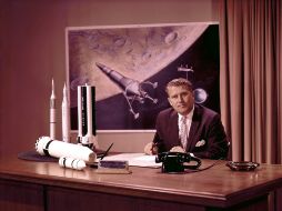 En 1977 muere el científico alemán Wernher von Braun. ARCHIVO /