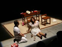 Conchi León y Antonio Zúñiga en el escenario. EL INFORMADOR /