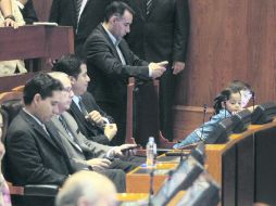 El servicio público no debe encauzarse al enriquecimiento ilícito, pidió el gobernador durante su discurso. EL INFORMADOR /