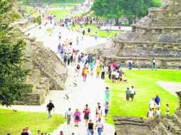 En Tajín investigan con tecnología como el escáner láser, termografía, fotogrametría, registros geofísicos y de imágenes. NTX /