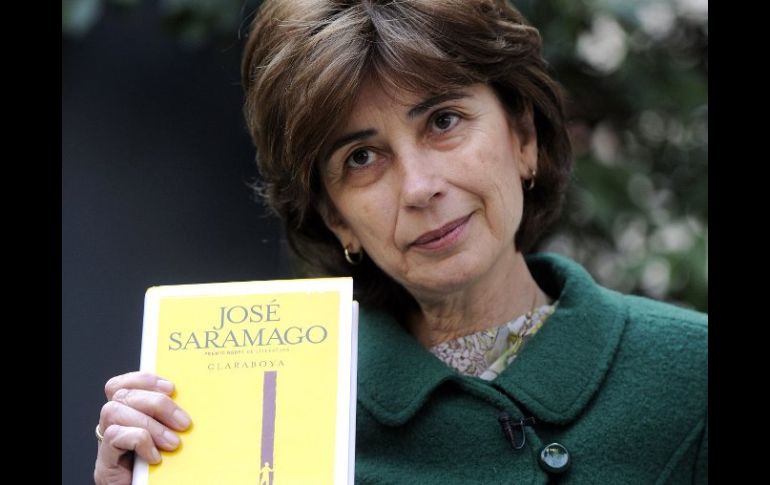 La viuda de Saramago afirma que la obra del luso al estar en manos de la memoria colectiva está ''en buenas manos'' ARCHIVO /