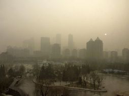 La alta contaminación en Beijing, ya es motivo de preocupación de pueblo y gobernantes. EFE /