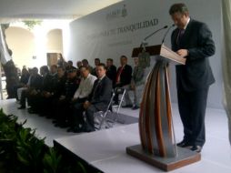 Nájera durante el evento de presentación del nuevo modelo, en el Instituto Cultural Cabañas.  /