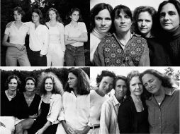 Cuatro mujeres, 36 años y todo lo que puede imaginar quioen piensa en el espacio-tiempo que guardan estas fotografías. ESPECIAL /