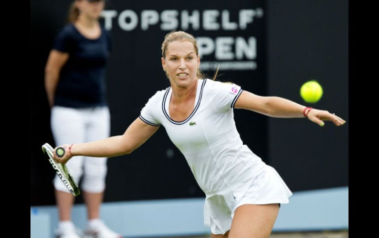 Cibulkova, segunda sembrada del certamen holandés, emplea dos horas y treinta minutos para derrotar a Domínguez. AFP /