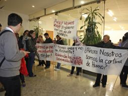 Familiares de los desaparecidos del ''Heaven'' exigen avances en las investigaciones. ARCHIVO /