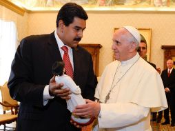 Maduro afirma que mantuvo una reunión muy buena y profunda con el Papa Francisco. ARCHIVO /