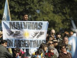 Argentina lleva décadas intentando recuperar el archipiélago. EFE /