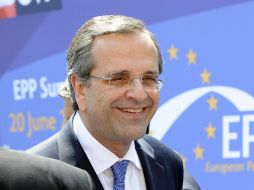 Antonis Samaras podría dejar de ser primer ministro a sólo uno de los cuatro años de mandato. AP /