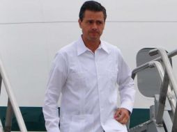 Enrique Peña Nieto pide a los gobiernos estatales actuar con un sentido de urgencia y oportunidad para atender el tema del agua. NTX /