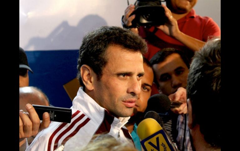 Buscan convencer de que la oposición  dirigida por Capriles ''es antidemocrática, fascista y violenta''. ARCHIVO /