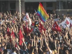 El evento se integró en las protestas antigubernamentales. AP /