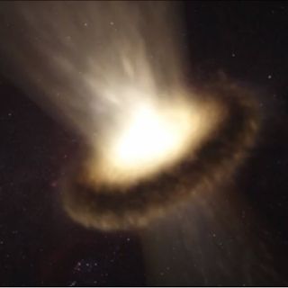Observan relación entre agujero negro y su entorno