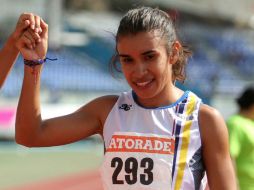 Gabriela Medina, subcampeona panamericana de 800 metros planos, es la mejor en su prueba con un registro de 2:04.35 minutos.  /