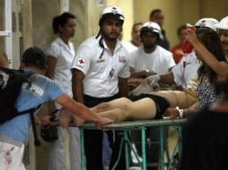 Dos de los pacientes son intervenidos quirúrgicamente por heridas en abdomen, según Hospital Escuela. ESPECIAL /