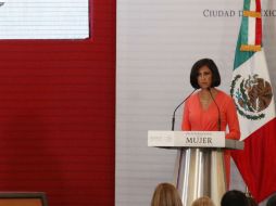 Lorena Cruz Sánchez, presidenta de Inmujeres, puntualizó que las mujeres ganan 5% menos en comparación de los hombres. ARCHIVO /