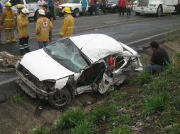 Los choferes de las camionetas quedaron detenidos por un agente del Ministerio Público para ser investigados.  /