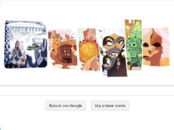 La obra de Gaudí se traslada a las letras de Google. ESPECIAL /