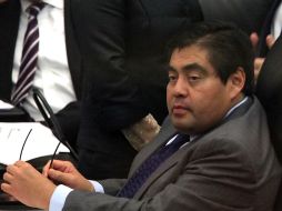 Miguel Barbosa afirma que todos los senadores lamentan lo que está sucediendo en la bancada panista. ARCHIVO /