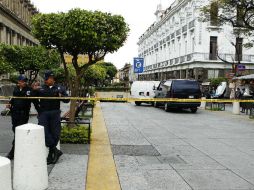 A las 10:45 de la mañana se alertó que habían puesto varios artefactos explosivos en los edificios de juzgados.  /