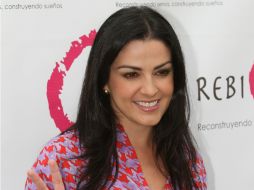 Conferencia, donde se anunció el ingreso de Lidia Ávila a la fundación Rebicam. NTX /