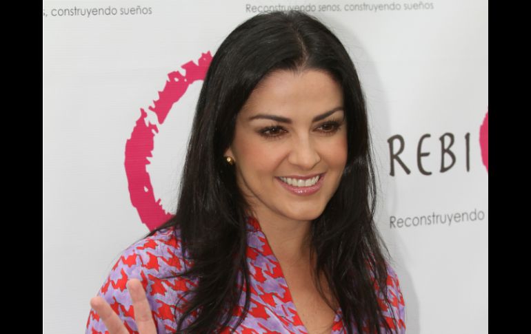 Conferencia, donde se anunció el ingreso de Lidia Ávila a la fundación Rebicam. NTX /