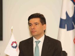 El subsecretario de Hacienda y Crédito Público, Fernando Aportela, durante el Foro de Competitividad Financiera. NTX /