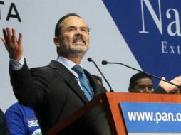 Gustavo Madero asegura que el 7 de julio habrá una ''ola fuerte de castigo para el PRI''. ARCHIVO /