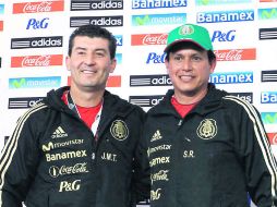 osé Manuel de la Torre y Salvador Reyes, ayer durante la rueda de prensa de cara al arranque de la Copa Oro 2013. NTX /