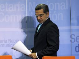 El secretario de comunicación de la Presidencia ecuatoriana, Fernando Alvarado. AP /