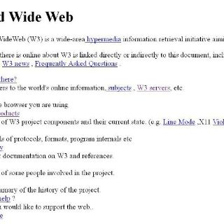 El primer sitio web del mundo bloqueado: contraseña olvidada