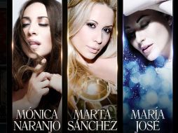 Mónica Naranjo, Martha Sánches y María José comparten un tema, ''Hasta el fin'', y una incipiente gira: ''Ídolos''. ESPECIAL /