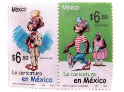 El año 2005, el timbre postal de Memin Pinguin se ve envuelto en una controversia de racismo. ARCHIVO /