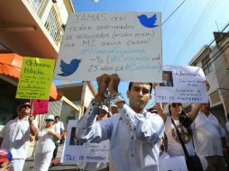Los ciudadanos fueron convocados por varias organizaciones civiles a través de internet. EFE /