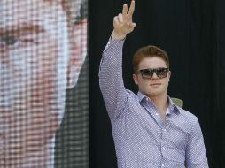 El boxeador mexicano buscará el triunfo en su pelea contra el estadounidense Mayweather. NTX /