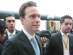 Manuel Velasco asegura que su gobierno es muy respetuoso y no está a favor ni en contra del SNTE. ARCHIVO /