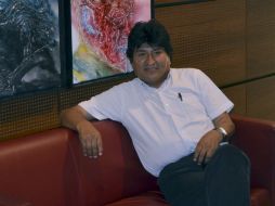 El mandatario boliviano se encuentra en Viena esperando a poder reanudar su viaje a su país. EFE /